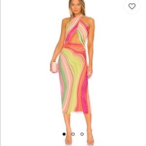 Tana Midi Dress in Abstract Spring Wave
AFRM